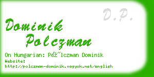 dominik polczman business card